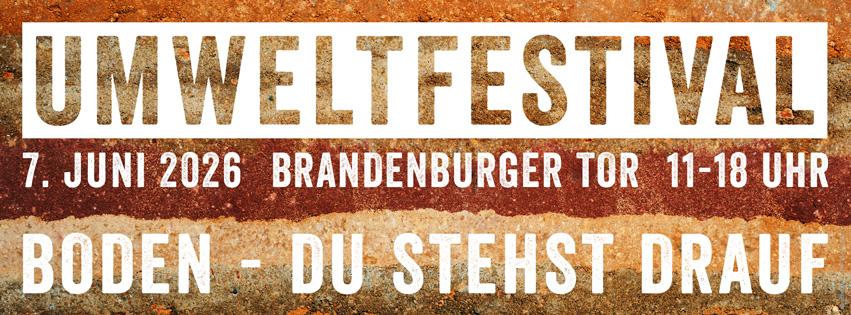 31. Umweltfestival am 7. Juni 2026 in Berlin