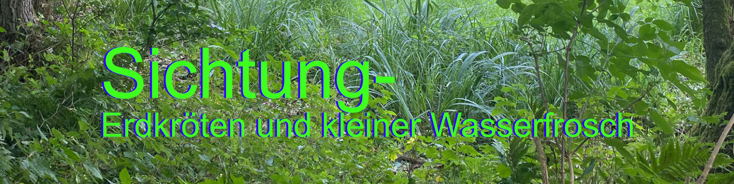 Eintrag in die Artendatenbank der Naturschutzbehörde des Landes M-V